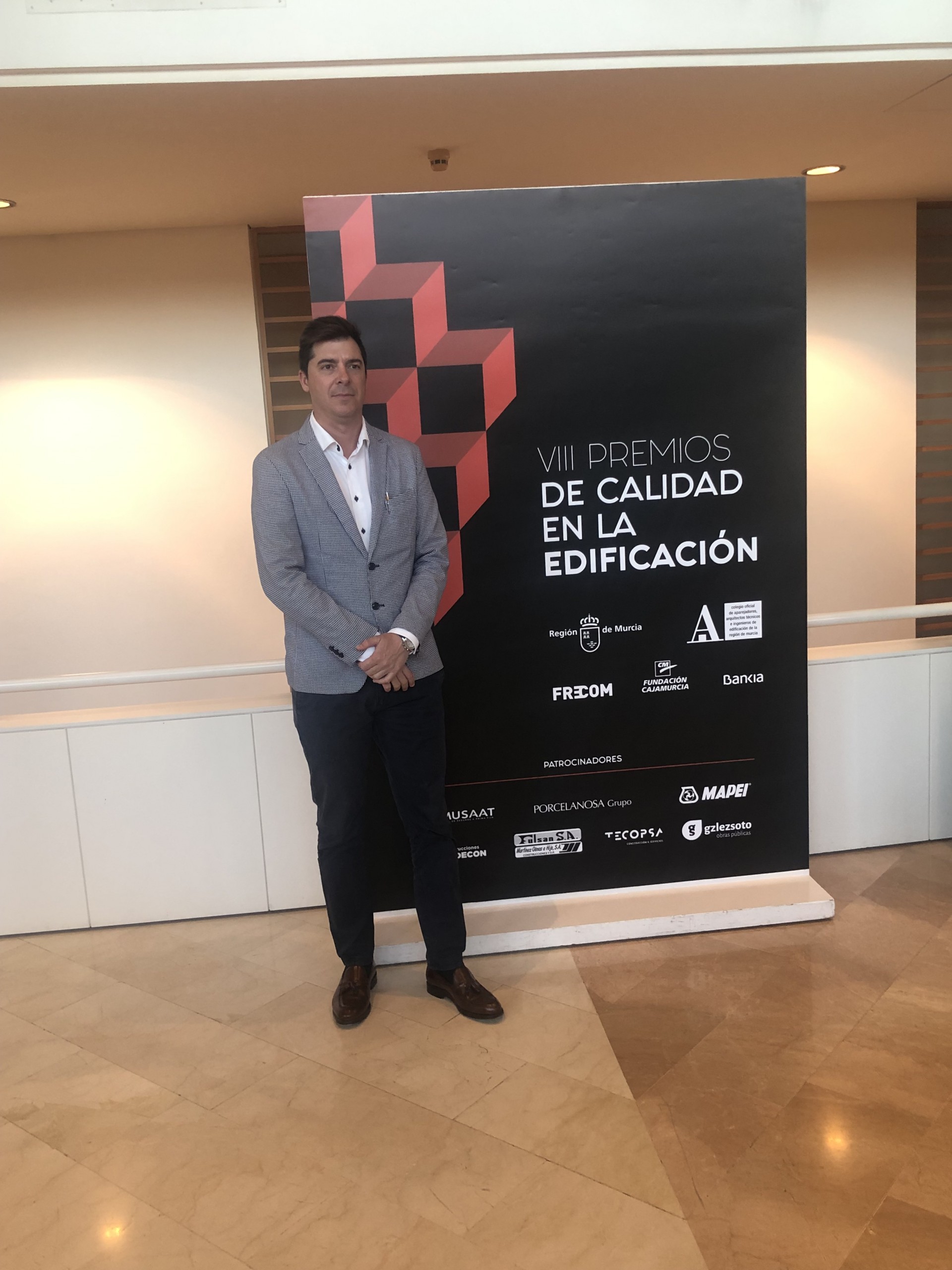 Raúl Torres, ganador premio de calidad en la edificación de la Región de Murcia 2019