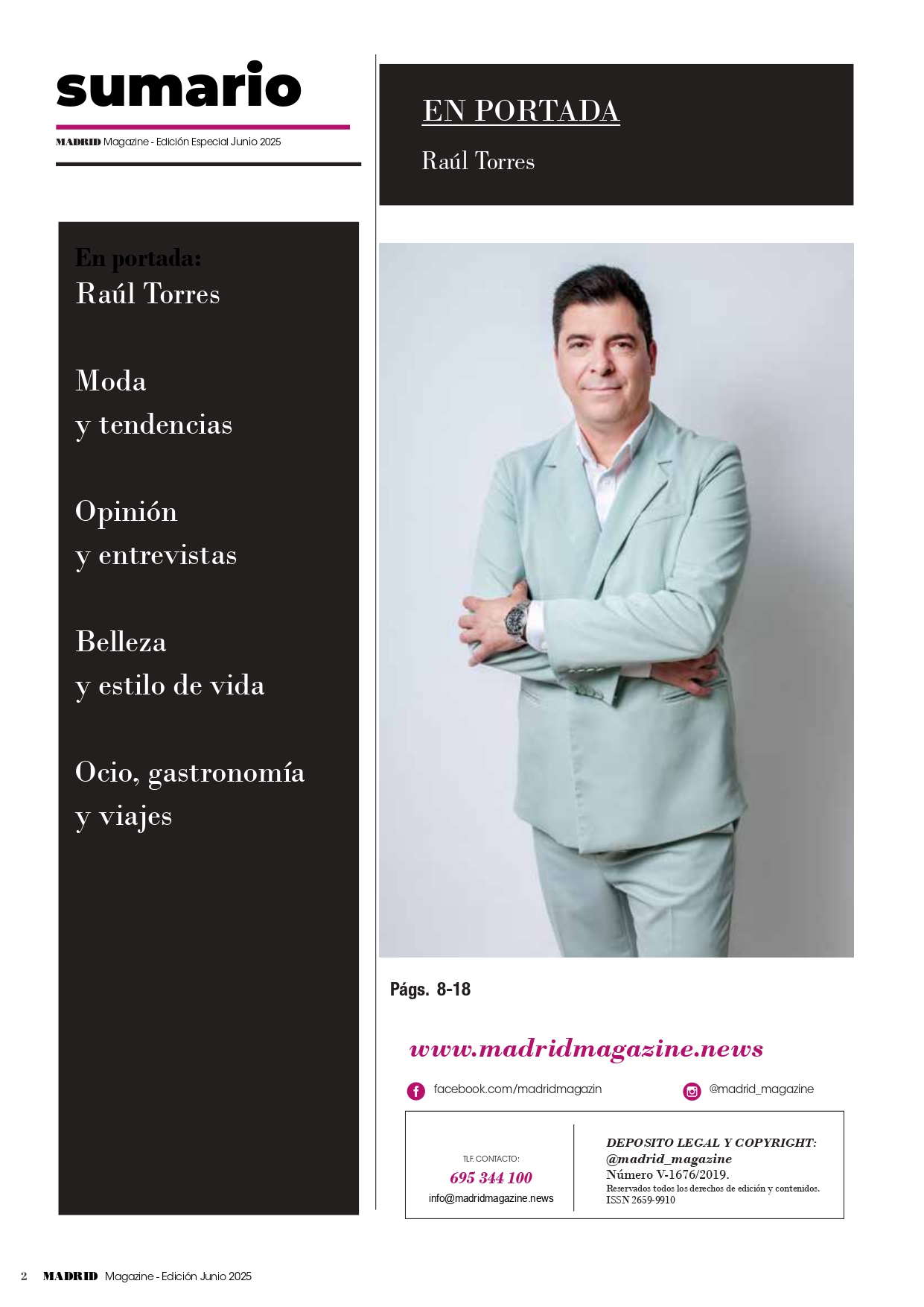 PORTADA MADRID MAGAZINE