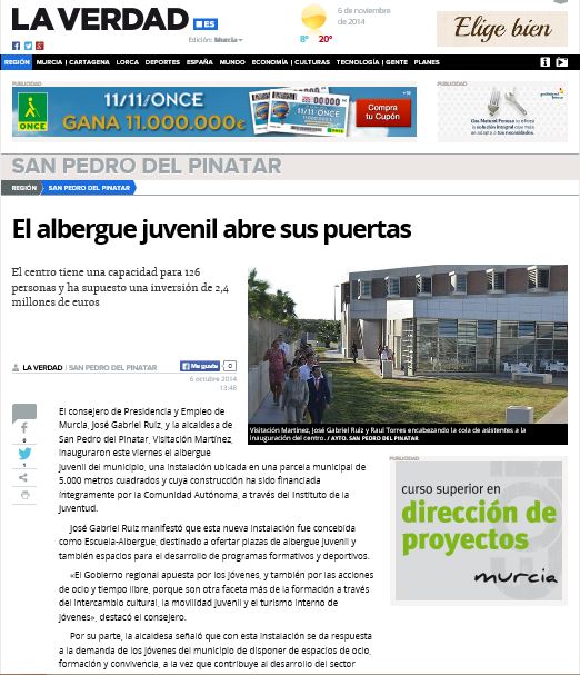 Inauguración Albergue Juvenil