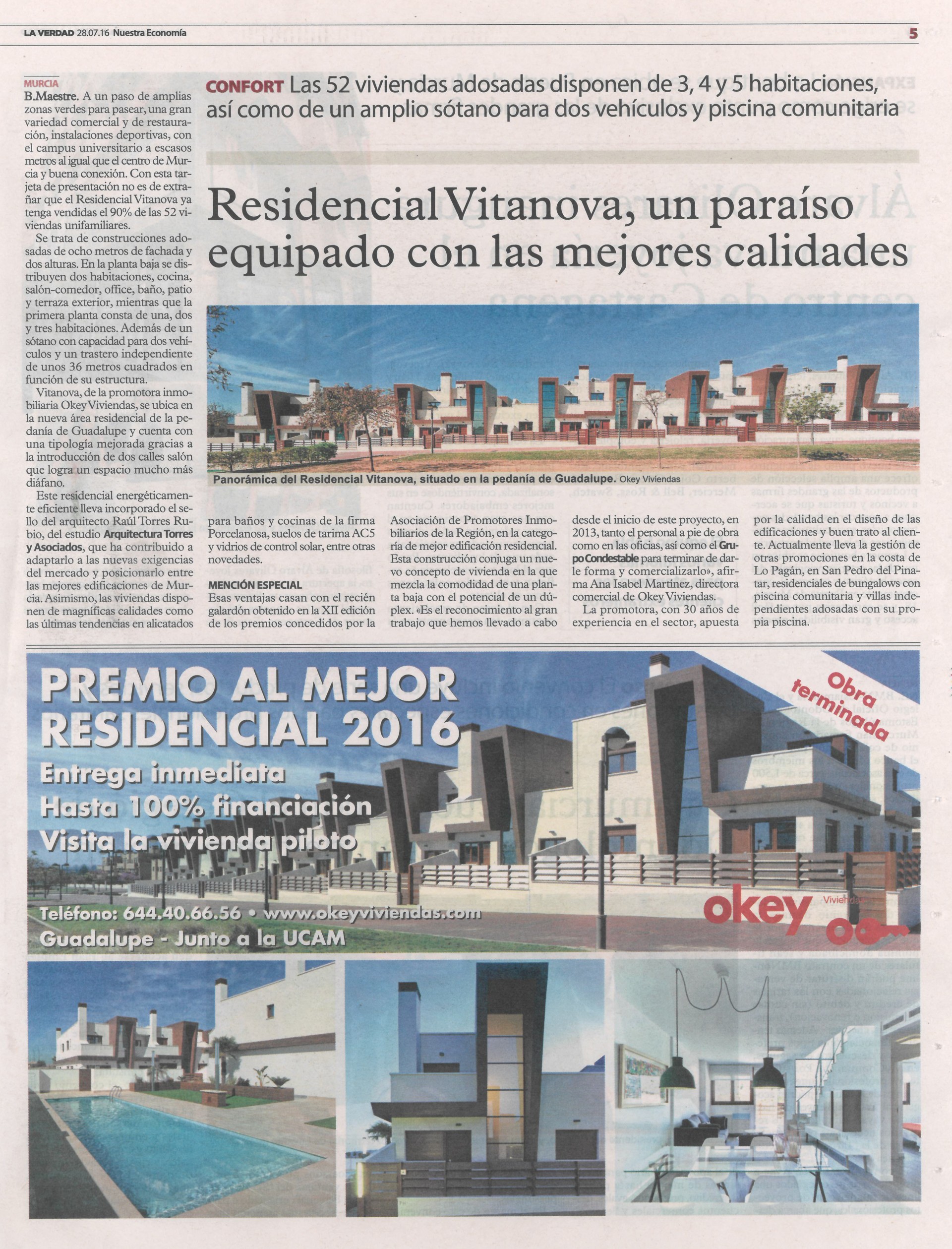 Premio al mejor residencial 2016